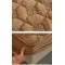 Huse/Topper pentru saltea cu elastic 180x200,crem închis