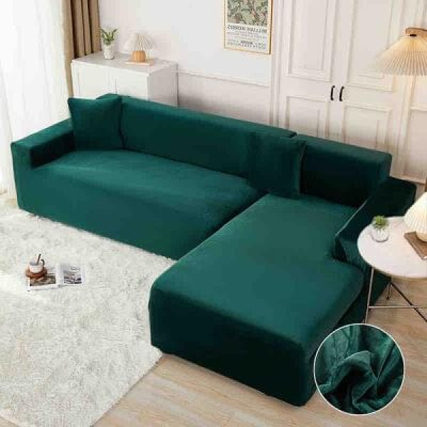 Husa de Coltar din Catifea , VERDE SMARALD Husa de Coltar din Catifea , VERDE SMARALD