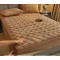 Huse/Topper pentru saltea cu elastic 180x200,maro inchis