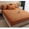 Huse/Topper pentru saltea cu elastic 180x200,maro deschis
