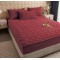 Huse/Topper pentru saltea cu elastic 180x200,vișiniu