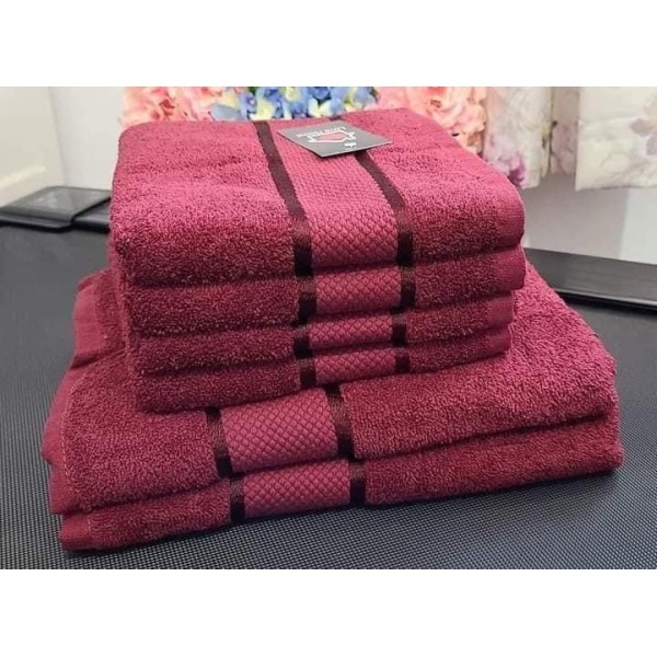 Set mix 6 bucati prosoape 100% bumbac