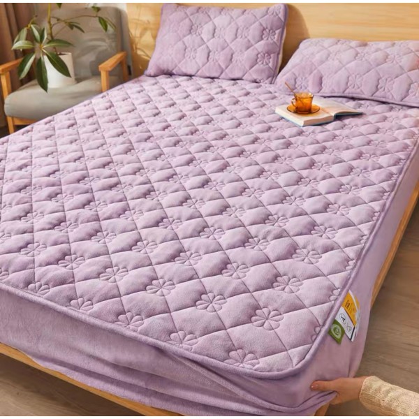 Huse/Topper pentru saltea cu elastic 180x200,mov