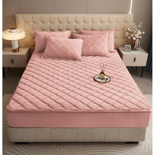 Huse/Topper pentru saltea cu elastic 160x200 ROZ