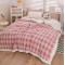 Patura cu blanita de iepure si catifea 200×230 cm PCBI8-ROZ