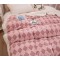 Patura cu blanita de iepure si catifea 200×230 cm PCBI8-ROZ