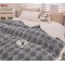 Patura cu blanita de iepure si catifea 200×230 cm PCBI5-GRI