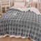 Patura cu blanita de iepure si catifea 200×230 cm PCBI5-GRI