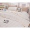 Patura cu blanita de iepure si catifea 200×230 cm PCBI6-ALB UNT