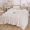 Patura cu blanita de iepure si catifea 200×230 cm PCBI6-ALB UNT