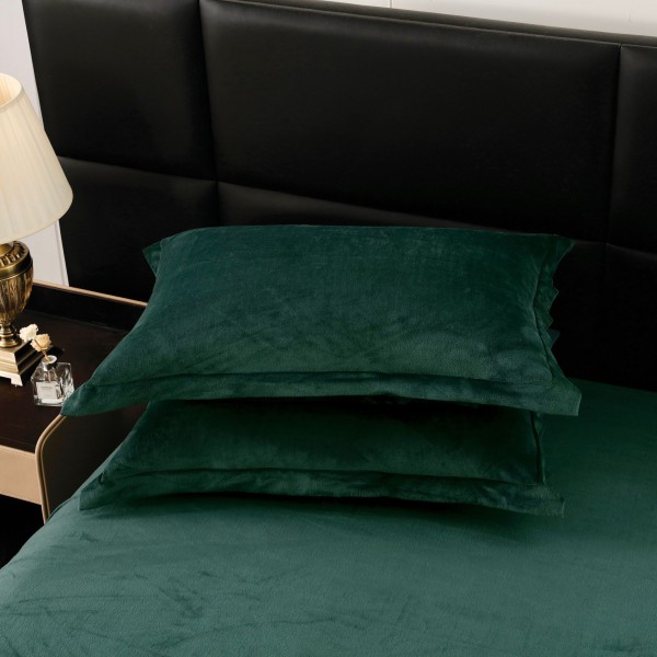 Lenjerie pat dublu, ExtraPufoasa, din Blanita artificiala de Iepure, 6 piese, Jojo Home LCBI02, VERDE SMARALD Lenjerie pat dublu, ExtraPufoasa, din Blanita artificiala de Iepure, 6 piese, Jojo Home LCBI02, VERDE SMARALD
