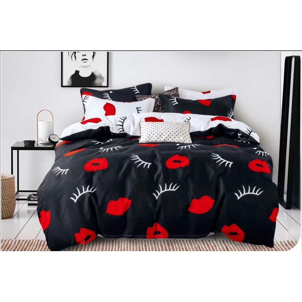 Set Lenjerie de Pat din Finet, 6 Piese, Pat 2 Persoane, YO-28
