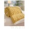 Patura CoCoLiNo tip Tricotaj cu blanita, 200x230cm, Jojo Home, Galben Patura CoCoLiNo tip Tricotaj cu blanita, 200x230cm, Jojo Home, Galben