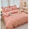 Lenjerie Bumbac Creponat, 6 Piese, Pat 2 Persoane CRJ5 Lenjerie Bumbac Creponat, 6 Piese, Pat 2 Persoane CRJ5