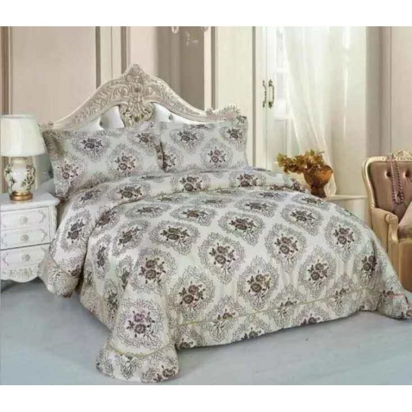 Cuvertura SATIN Lux, Pat Dublu, 3 Piese, Cod CS8819-06 Cuvertura SATIN Lux, Pat Dublu, 3 Piese, Cod CS8819-06