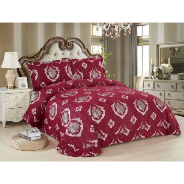 Cuvertura SATIN Lux, Pat Dublu, 3 Piese, Cod CS8819-29 Cuvertura SATIN Lux, Pat Dublu, 3 Piese, Cod CS8819-29