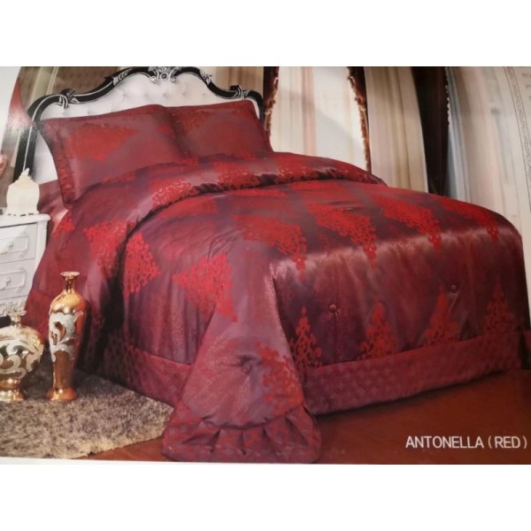 Cuvertura SATIN Lux, Pat Dublu, 3 Piese, Cod CS8819-34 Cuvertura SATIN Lux, Pat Dublu, 3 Piese, Cod CS8819-34
