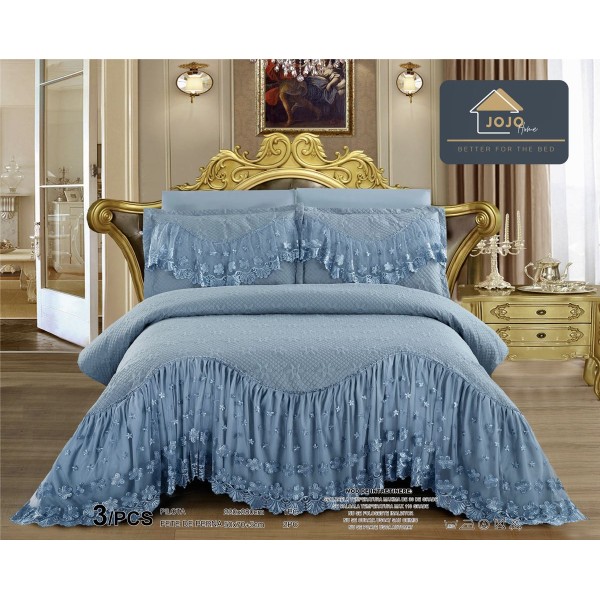 Cuvertura de LUX din bumbac cu dantelă Cod: CVJU10