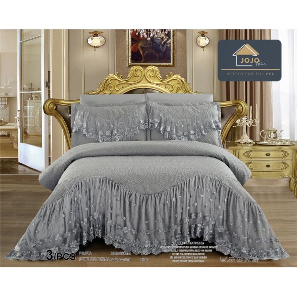 Cuvertura de LUX din bumbac cu dantelă Cod: CVJU8