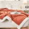 Patura CoCoLiNo tip Tricotaj cu blanita, 200x230cm, Jojo Home, Somon Patura CoCoLiNo tip Tricotaj cu blanita, 200x230cm, Jojo Home, Somon