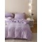 Lenjerie pat dublu, JACQUARD FINETAT, 6 piese, Jojo Home, Lila