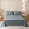 Lenjerie pat dublu, JACQUARD FINETAT, 6 piese, Jojo Home, Gri deschis