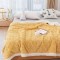 Patura CoCoLiNo tip Tricotaj cu blanita, 200x230cm, Jojo Home, Galben Patura CoCoLiNo tip Tricotaj cu blanita, 200x230cm, Jojo Home, Galben