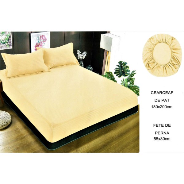 Husa de saltea din Damasc+2 fețe de pernă (întinsă 230x250 cm) S12