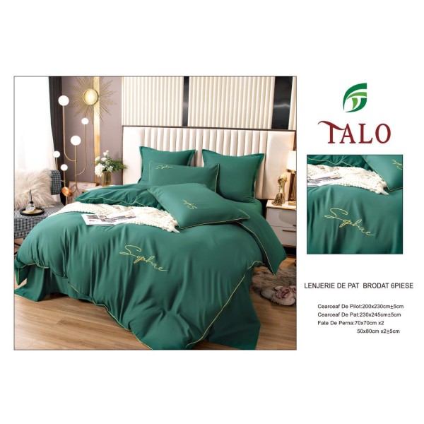 Lenjerie de pat UNI din FINET pentru 2 persoane, 6 piese , cod produs U12 Lenjerie de pat UNI din FINET pentru 2 persoane, 6 piese , cod produs U12