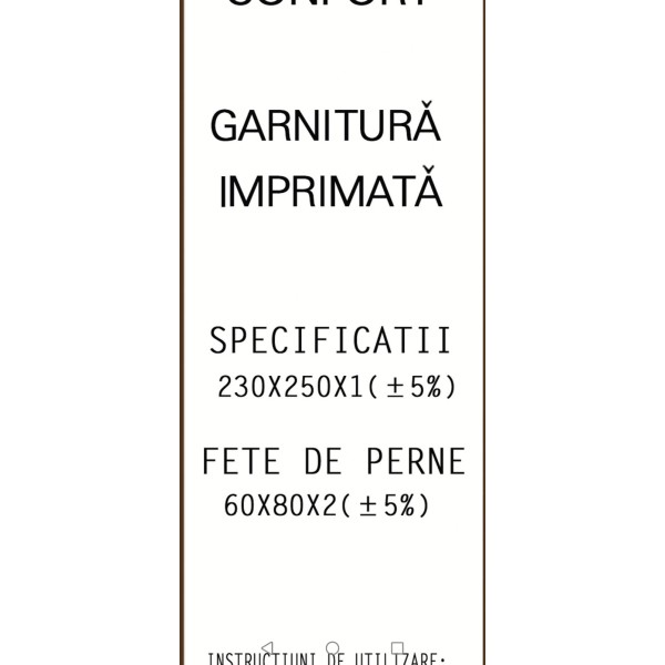 Cuvertura Bumbac Finet, Pat Dublu, Set 3 Piese, CUVP-03 Cuvertura Bumbac Finet, Pat Dublu, Set 3 Piese, CUVP-03